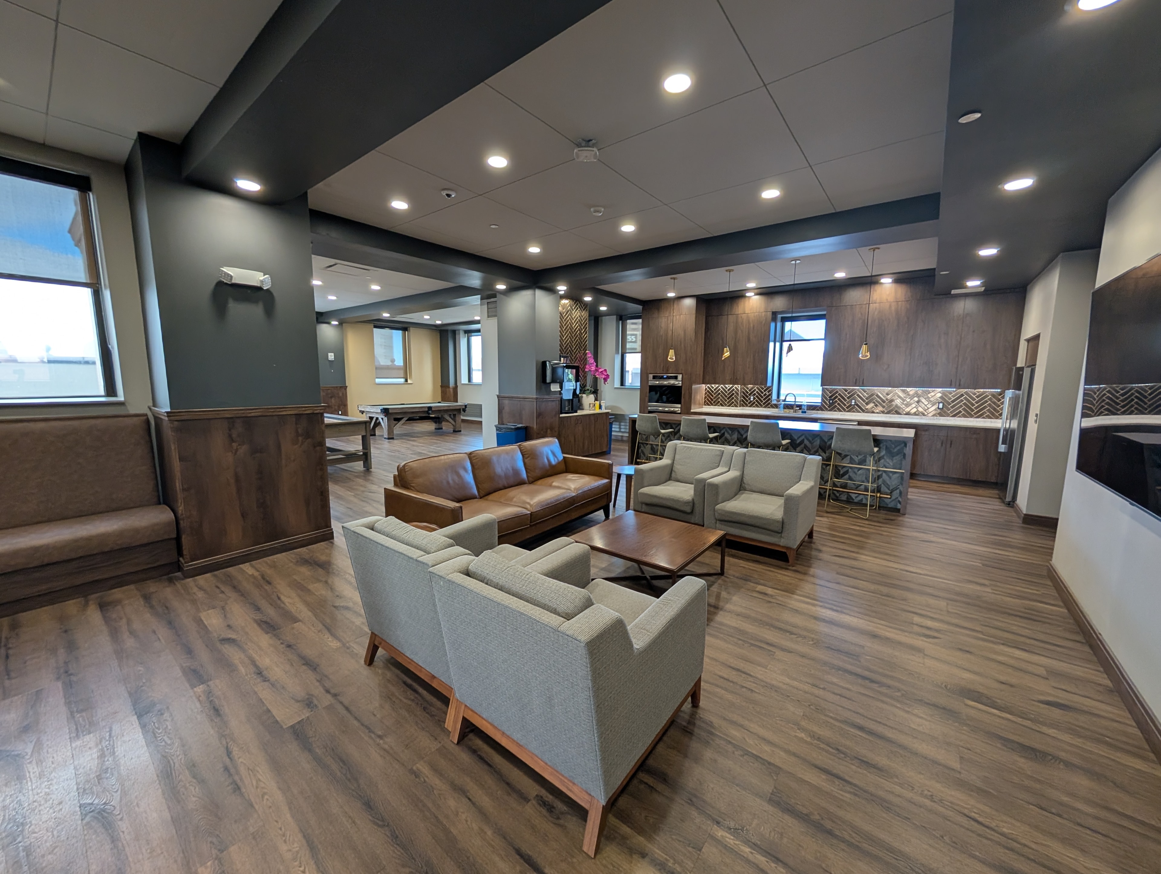 Commercial painting project