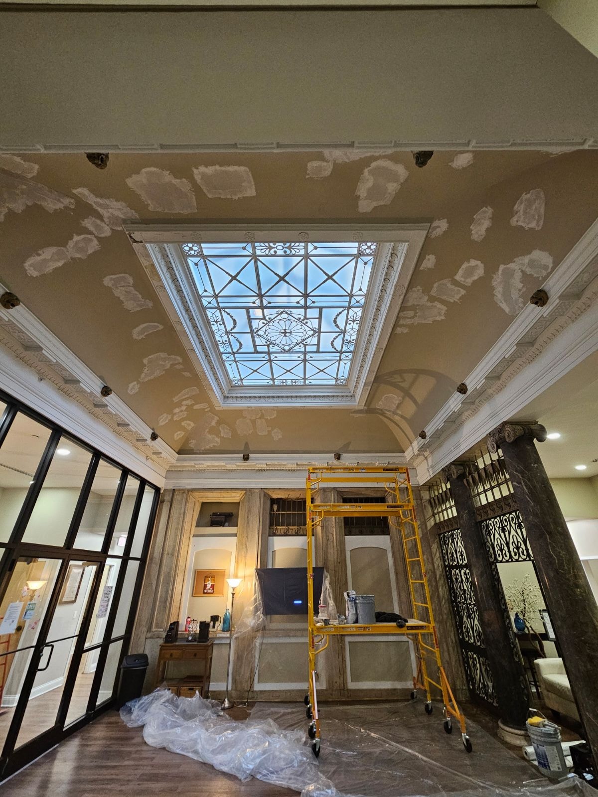 Commercial painting project