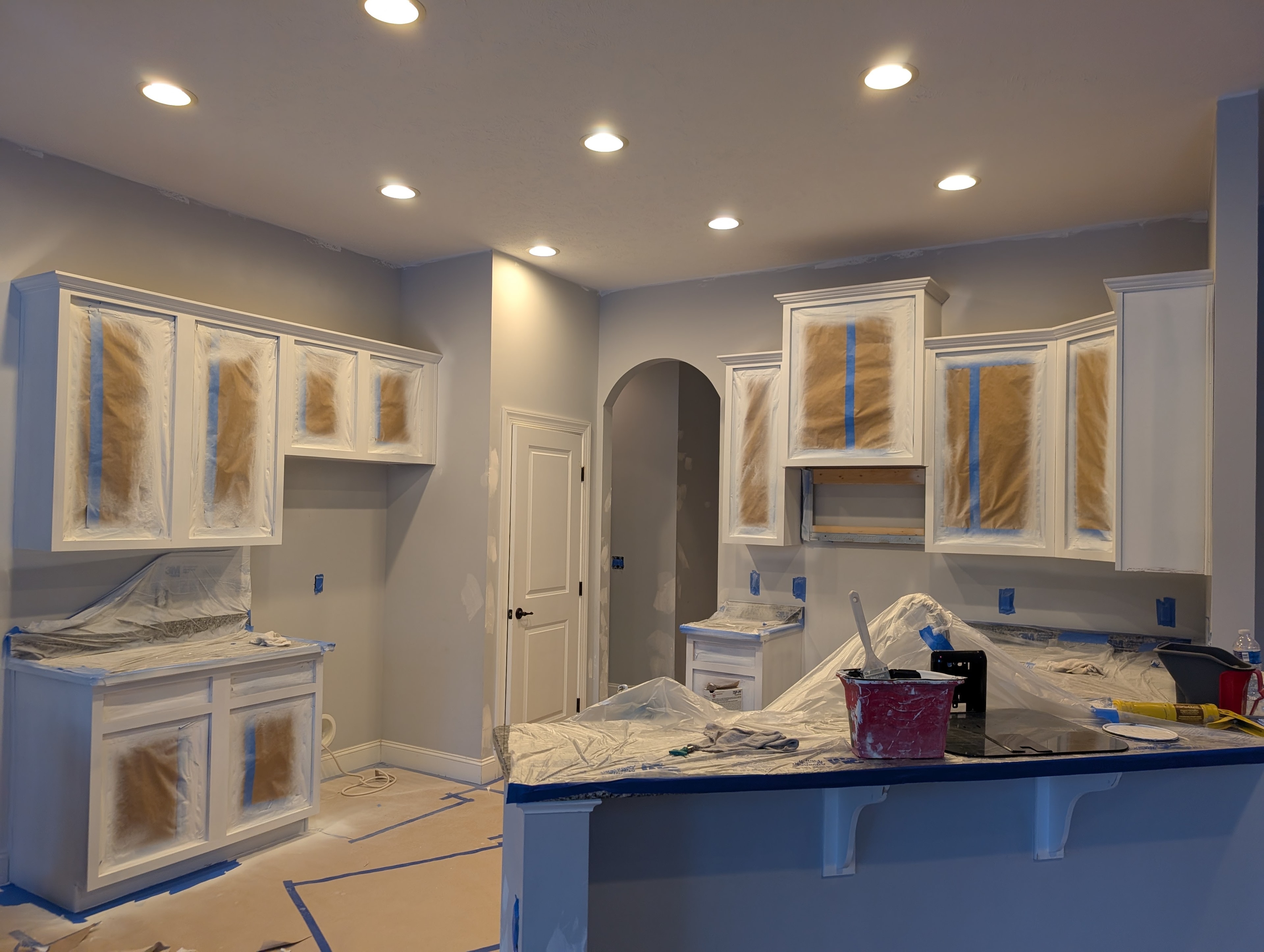 Exterior painting project